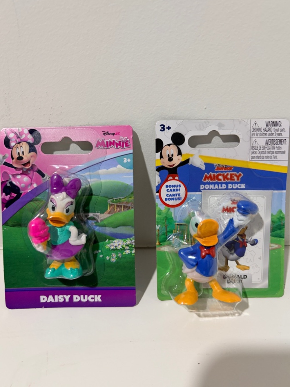 2pk Disney Daisy Duck & Donald Duck Mini Figures